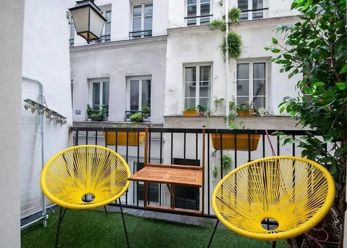 Apartament Cosy Avec Terrasse Paryż